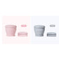Gobelet de voyage pliable en silicone avec couvercle