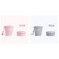 Gobelet de voyage pliable en silicone avec couvercle