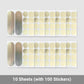Multi-Purpose Pot & Pan Repair Acrylic Sticker Set