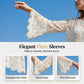 💐50% DE RÉDUCTION ! Chemise Crochet Romantique – Ajouré Délicat & Manches Fluides 🦋✨【Offre Limitée】