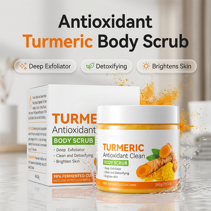 🔥Gommage corporel purifiant au curcuma et aux agrumes✈️