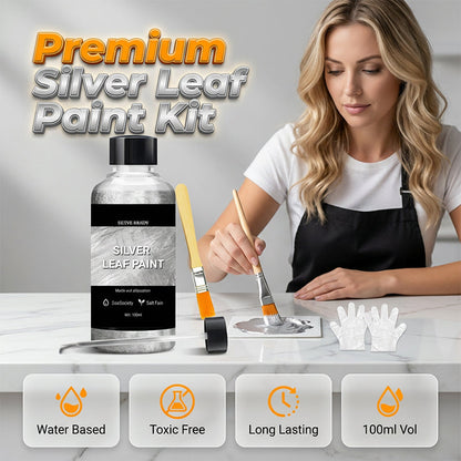 Peinture en argent métallique bricolage