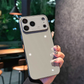 Coque de protection de luxe plaquée avec protection d'objectif intégrée