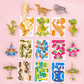 🦖 50 % DE RÉDUCTION ! 🧩 PUZZLE 3D ÉDUCATIF - Coffret de 50 pièces Dinosaures aux couleurs vives, développe la créativité et la pensée spatiale dès 4 ans 🎨✨