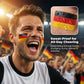 Bâton de maquillage pour le visage aux couleurs du drapeau national, pour les fans de sport