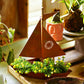 Jardinière en métal voilier rustique