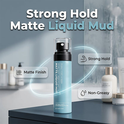 Spray coiffant effet argile mat à séchage rapide pour homme