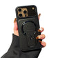📱 Coque magnétique antichoc pour iPhone avec cache caméra rabattable et béquille intégrée
