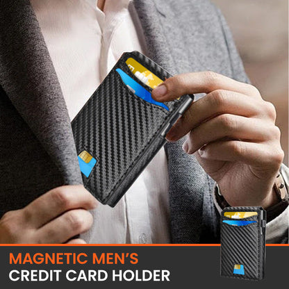 Porte-cartes magnétique pour homme – Compact, pliable et élégant