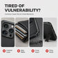 Coque antichoc pour iPhone avec porte-cartes, cache caméra coulissant et béquille