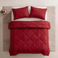 🛏️✨ Ensemble de literie 3 pièces | 1 couette matelassée + 2 taies d’oreiller