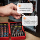 Kit de 83 embouts S2 avec mallette de rangement - Pour bricolage, électronique et automobile
