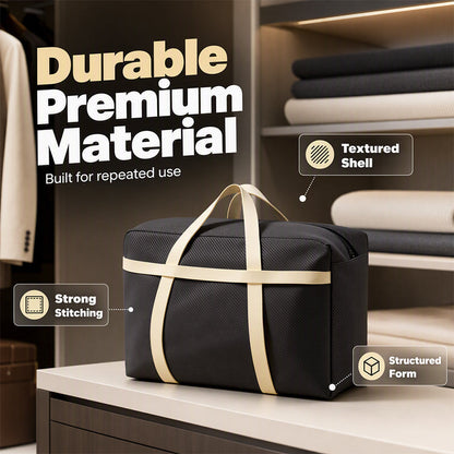 🧺 Sac de rangement grande capacité pour couettes et vêtements – Résistant à l’humidité et facile à transporter