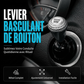 🚗 Cache basculant pour bouton Start/Stop en alliage métallique – Fixation adhésive et protection décorative ✨