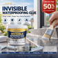 Mastic adhésif transparent et imperméable pour réparer les fuites dans la salle de bains, la cuisine, le toit et les rebords de fenêtre, à appliquer au pinceau