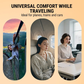 Oreiller de Voyage Gonflable Ergonomique – Support Confortable pour Avion, Train et Voiture