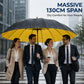 ☂️ Parapluie pliable extra-large coupe-vent – 12 baleines renforcées, protection anti-UV UPF 50+ et pliage inversé