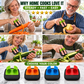 🥒✨ Éplucheur ergonomique à 2 doigts | Fruits & légumes – Lame en acier inoxydable