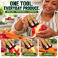 🥒✨ Éplucheur ergonomique à 2 doigts | Fruits & légumes – Lame en acier inoxydable
