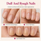 🔥 50% DE RÉDUCTION ! ✨Liquide lissant et comblant les stries des ongles, rose nude brillant, pour ongles irréguliers