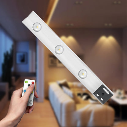 💡✨ Réglette lumineuse rechargeable avec télécommande | 3 teintes de lumière – Cuisine et placards 🏠