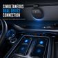 Kit mains libres Bluetooth pour voiture – Haut-parleur à clipser sur le pare-soleil