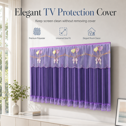 📺 Housse de Protection pour Téléviseur Mural 37–50 Pouces – Anti-poussière & Décorative