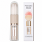 💄 Kit de pinceaux de maquillage rétractables multifonctions – Poudre, yeux et embout en silicone pour les lèvres, format voyage ✨