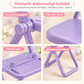 📱 Support de téléphone pliable en forme de mini-chaise – Angle réglable, maintien antidérapant et format compact
