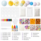 Kit de bricolage pour fabriquer une balle anti-stress en argile, jouet fait main pour enfants