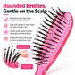 ✨ Brosse démêlante et massante – Démêle instantanément les nœuds en douceur, sur cheveux secs ou mouillés 💆‍♀️
