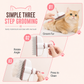 🐾 Brosse de toilettage rotative à 360° pour chats et chiens – Démêle, élimine les poils morts et se nettoie d’un clic