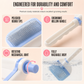 🐾 Brosse de toilettage rotative à 360° pour chats et chiens – Démêle, élimine les poils morts et se nettoie d’un clic