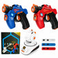 🎯 Set de pistolets laser pour enfants – 2 blasters + 1 projecteur lumineux, jeu d'équipe sans écran, idée cadeau