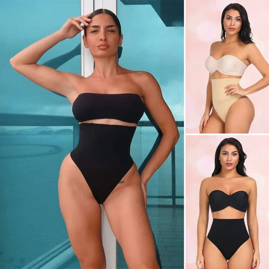 Culotte de régulation abdominale sans couture à taille haute