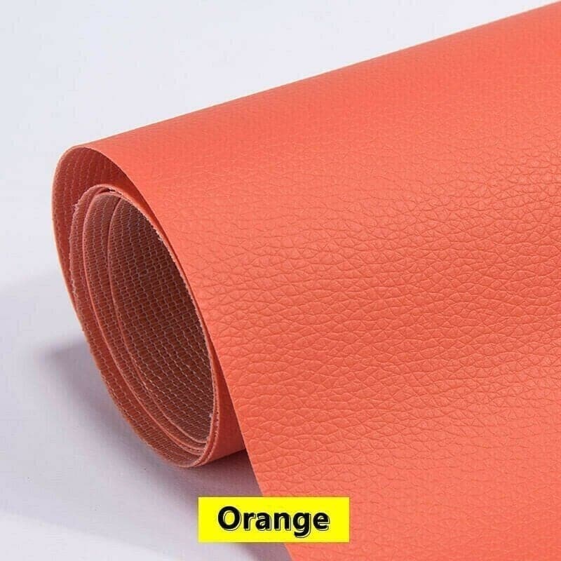 2023 Nouvel adhésif amélioré pour la réparation du cuir - réparation de canapé coupé - qpgiftsme Orange / 50X138cm phmall