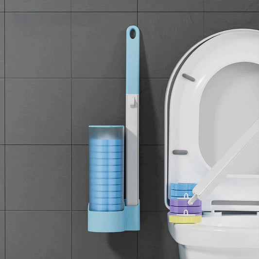 Système de nettoyage des toilettes jetables