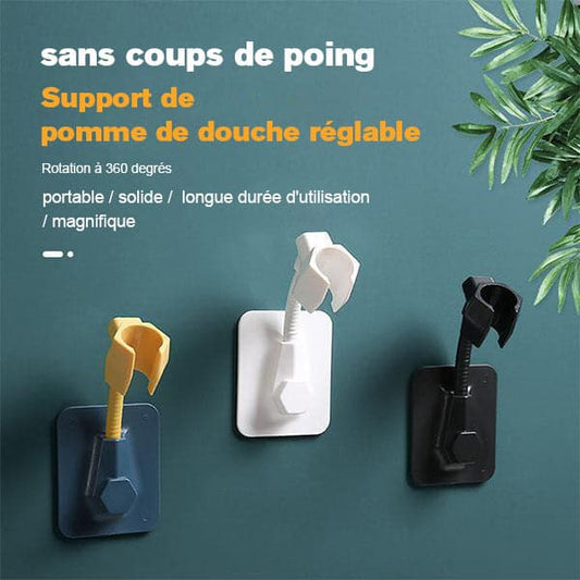 Support de pomme de douche r¨¦glable universel