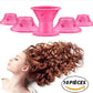 Bigoudis De Silicone-Achetez-en 2 et économisez 30% - qpgiftsme ROSE(10 PCS)