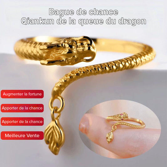 🔥🔥Vente chaude—Bague porte-bonheur Qiankun queue de dragon💍