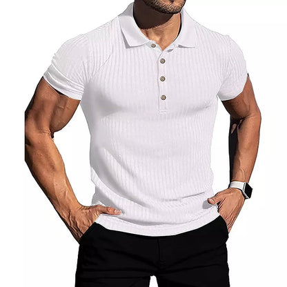 Chemise d'affaires unie pour homme