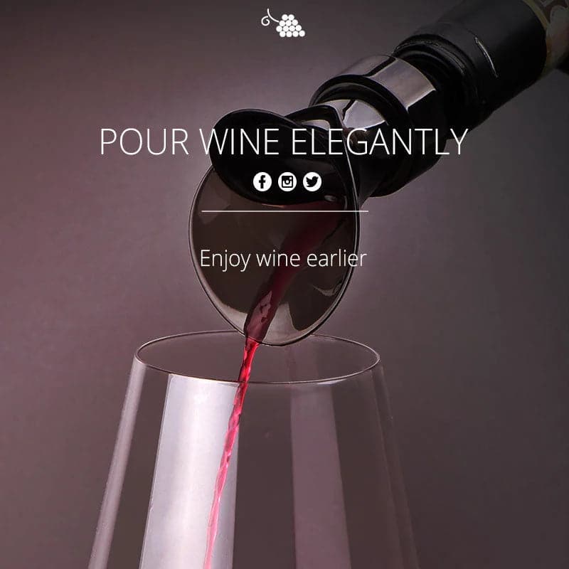 Bouchon de vin rouge 2 en 1 (2 achet¨¦s, 1 gratuit) - qpgiftsme