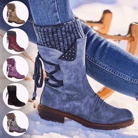 Bottes Chaudes Orthopédiques à Pieds Larges Pour Femmes, Automne Et Hiver ✨Livraison Gratuite✨