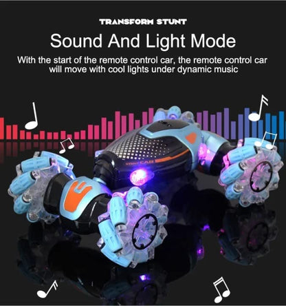 Voiture Télécommandée par Gestes et à Distance (Double mode)