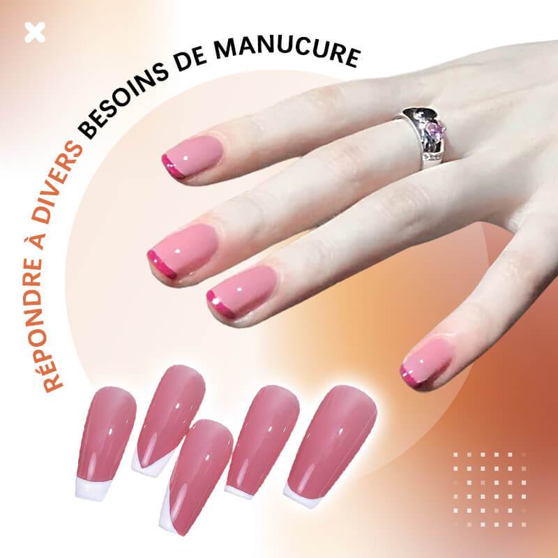 2021 Tampon ¨¤ ongles pour manucure franaise facile - qpgiftsme