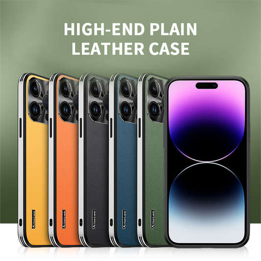 Housse de protection en cuir tout-en-un pour iPhone