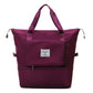 (livraison gratuite) Sac de voyage pliable de grande capacité - qpgiftsme Rouge-violet