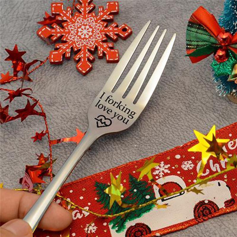 And You 1 GLOBLELAND Fourchette Gravée I Love You - Acier Inoxydable 21cm - Boîte Cadeau - Idée Cadeau Romantique Fourchette Acier Inoxydable Cadeau And You 1 GLOBLELAND Fourchette Gravée I Love You - Acier Inoxydable 21cm - Boîte Cadeau - Idée Cadeau Romantique Fourchette Acier Inoxydable Cadeau