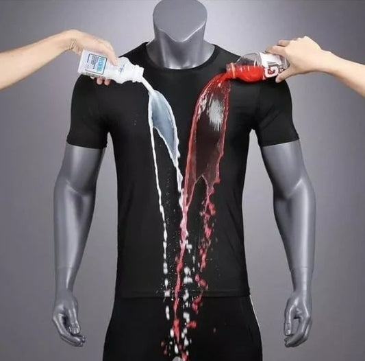 T-shirt à séchage rapide imperméable anti-sale en soie glacée 2023