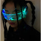 Lunettes LED Cyberpunk